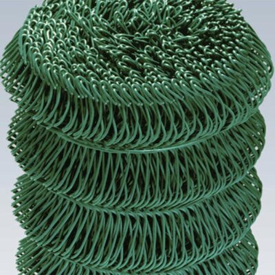 Green Plastic Chain Link Fencing (25m)