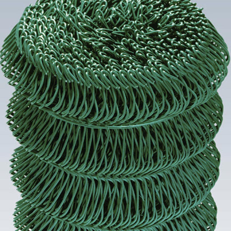 Green Plastic Chain Link Fencing 25m