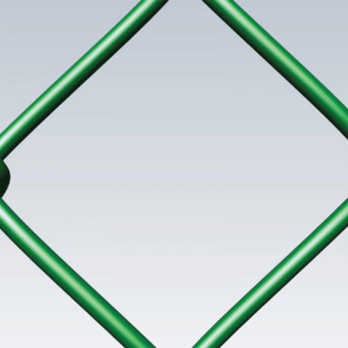 Green Plastic Chain Link Fencing (25m) W Burton and Sons Timber