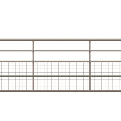 5-Rail Half Meshed Gate | IAE