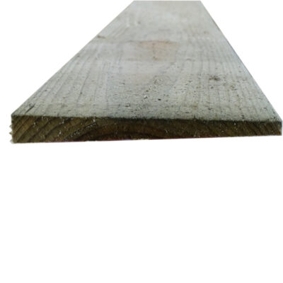 125 mm x 22mm x 1.8m Brown/Green Treated Featheredge Boards