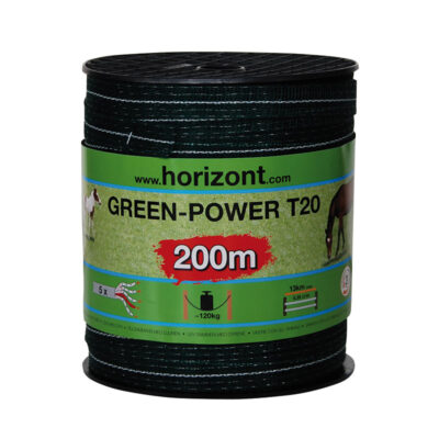 Horizont 20mm Green Electric Fence Tape