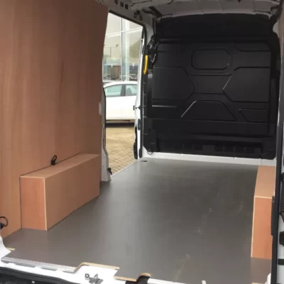 trailer flooring fitted to van floor
