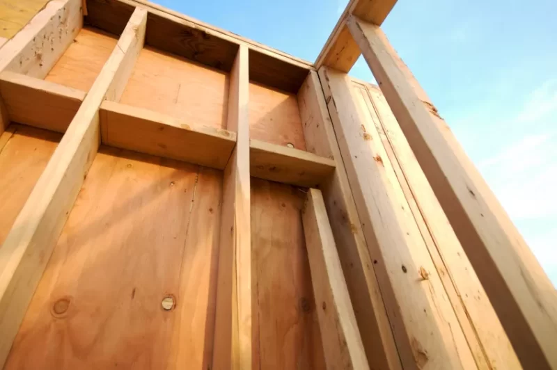 Example of plywood in construction