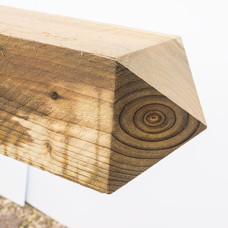 150mm x 150mm (6" x 6") Treated Timber Gate Posts W Burton and Sons