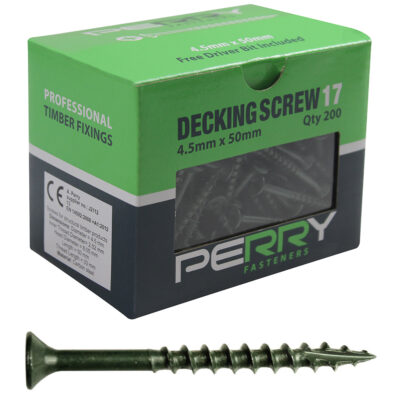 Decking Screws 50 mm length in a box of 200