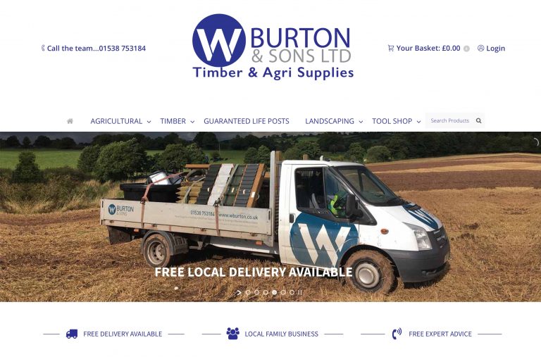 New website launch homepage