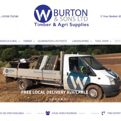 New website launch homepage