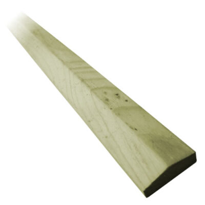 19mm x 50mm x 1.83m  Brown/Green Treated Fence Top Cap