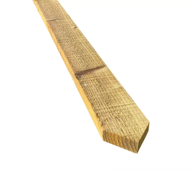 3" x 1" (75mm x 22mm) Timber Pales - Pointed Top - Image 2