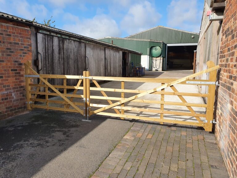Wooden Ranch Gate | W Burton and Sons | Timber Merchants