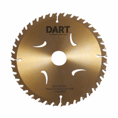 DART Gold ATB Wood Saw Blade 190Dmm x 30B x 40Z 001