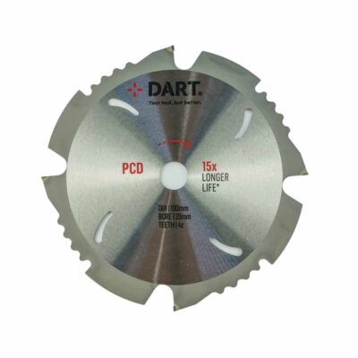 DART PCD Fibre Cement Saw Blade 165Dmm x 20B x 4Z 001