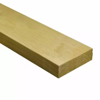 Section view of 75mm c 225mm C16 carcassing timber