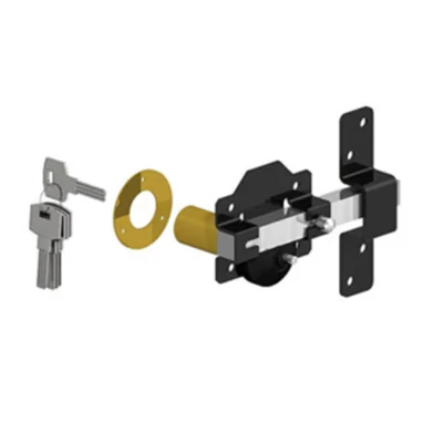 GateMate Premium Long Throw Lock 50mm Single Lock