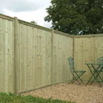 Tongue and Groove flat top fence panels 6ft x 6ft