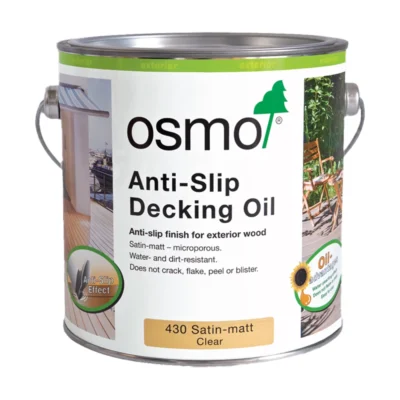 Osmo Anti-Slip Decking Oil (Satin) Clear (Topcoat) 2.5L