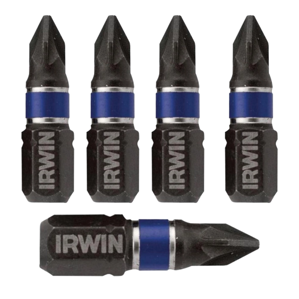 IRWIN® Impact Pro Screwdriver Bits PZ2 57mm (Pk of 5)