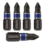 IRWIN® Impact Pro Performance Screwdriver Bits IW6061404 PZ2 57mm (Pack of 5)