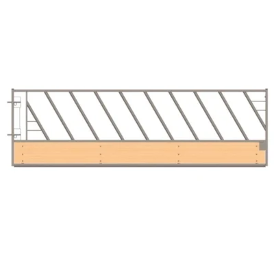 Diagonal Feed Fence Gate Unit