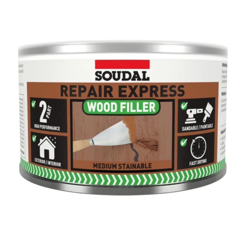 Soudal-Repair-Express-Wood-Filler-Med-Stain-500g