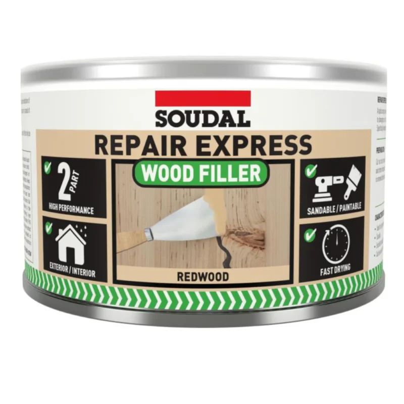 Soudal Repair Express 2-Part Wood Filler - Image 2