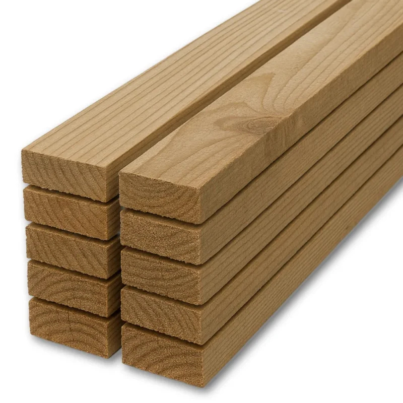 Stack of 10 roofing battens 19mm x 38mm