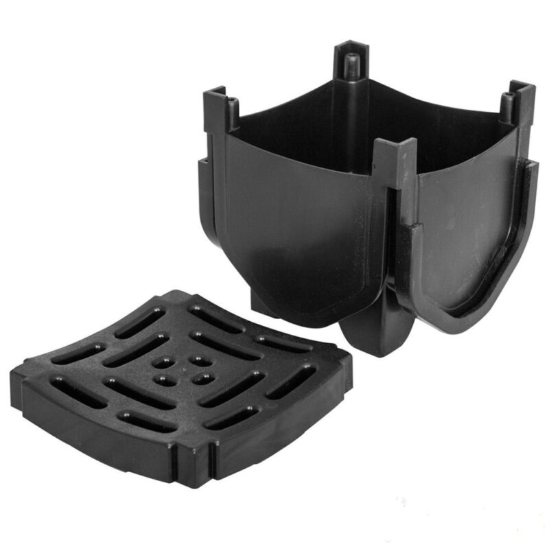 Aquaflow 4-Way Channel Drain Connector – 90° Corner Block