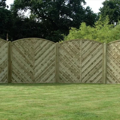 V Arched Fence Panel | 180cm x 180cm
