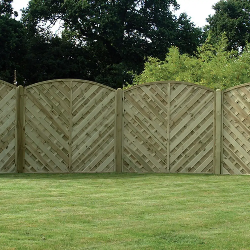 V Arched Fence Panel | 180cm x 180cm