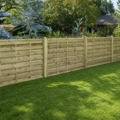 Square Horizontal Fence Panel