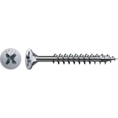 SPAX 5x80mm Pozi PZ2 Flat CSK Screws – Wirox Coated (100 Pack)
