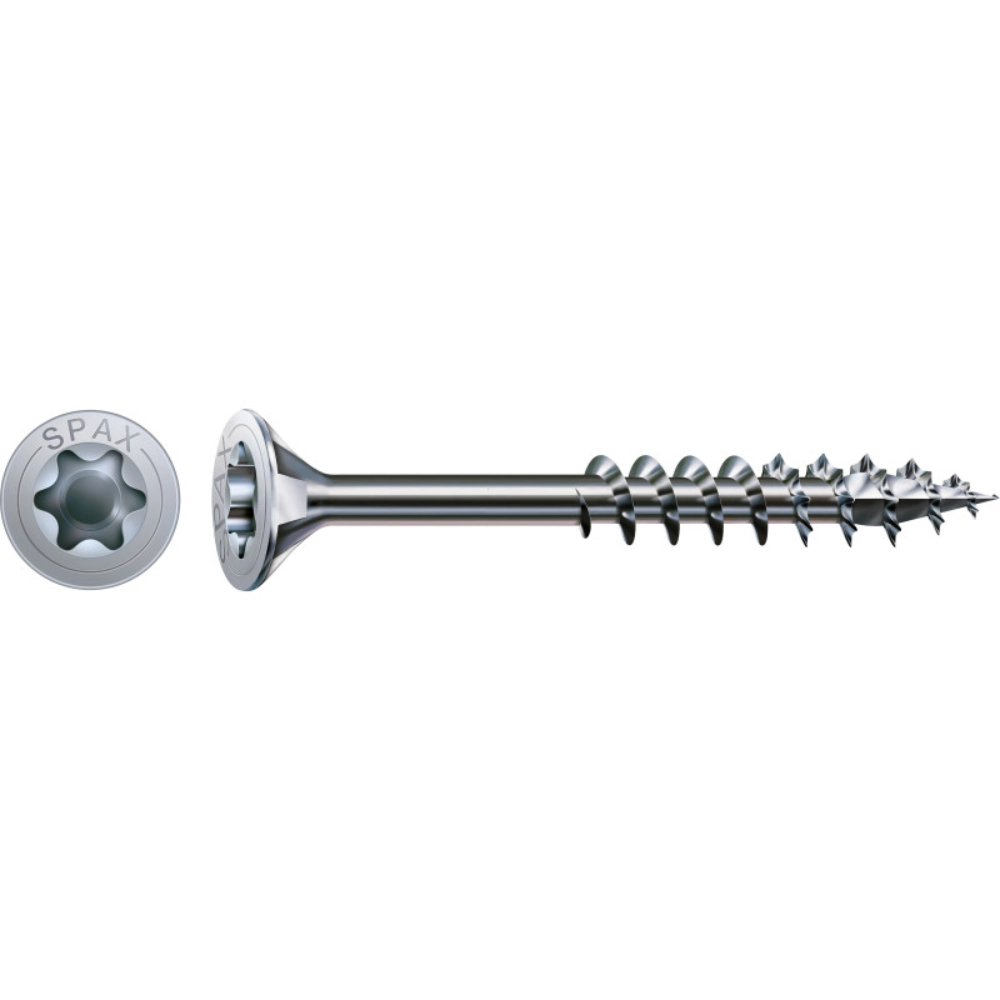 SPAX 6x100mm T-Star Plus T30 Flat CSK Screws – Wirox Coated (100 Pack)