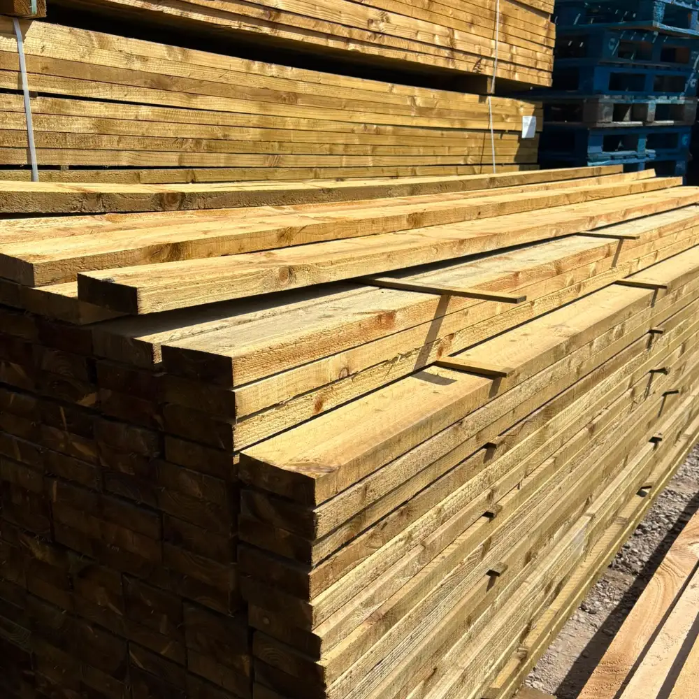 Sawn Treated Timber Board 38mm x 125mm x 3.6m – Raised Bed & Garden Board - Image 3