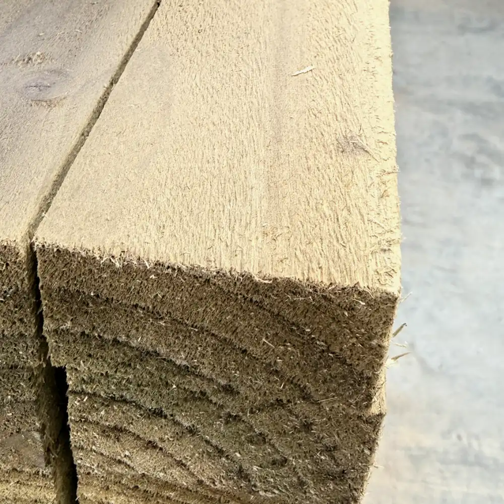 32mm x 65mm x 1.83m Sawn Green Treated Fencing Back Rail