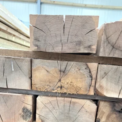 oak sleepers showing profile