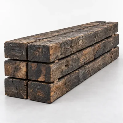 Grade A Reclaimed Creosoted Oak Sleeper – 160 × 250mm × 2.75m